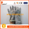 DIP Flock Lined Diamond Grip Roll Cuff Grey Latex Household Work Glove DHL309